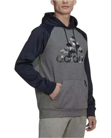 ADIDAS FELPA CON CAPPUCCIO ADIDAS M GG BOS NOV HD DA UOMO GRIS