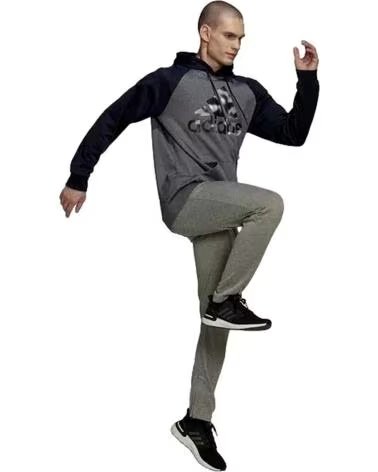 ADIDAS FELPA CON CAPPUCCIO ADIDAS M GG BOS NOV HD DA UOMO GRIS