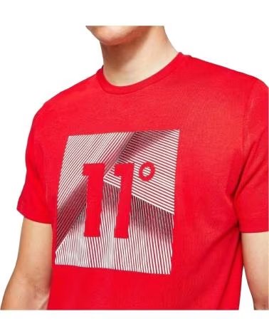 11 DEGREES CAMISETA 11 DEGREES MODELO 3D LINEAR GRADIENT S ROJA ROJO