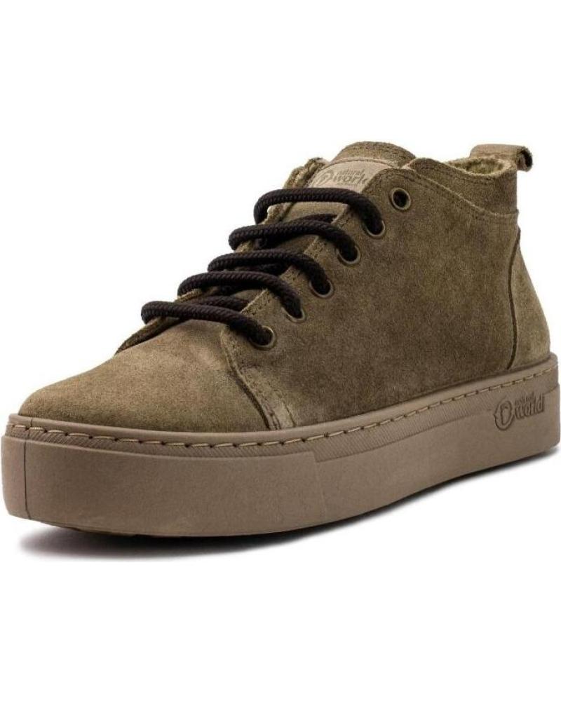 Woman Mid boots NATURAL WORLD 6122 E BEIG