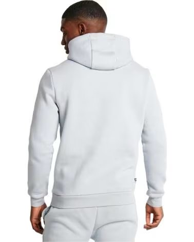 11 DEGREES FELPA CON CAPPUCCIO 11 DEGREES MIXED FABRIC PULLOVER BLU AZUL