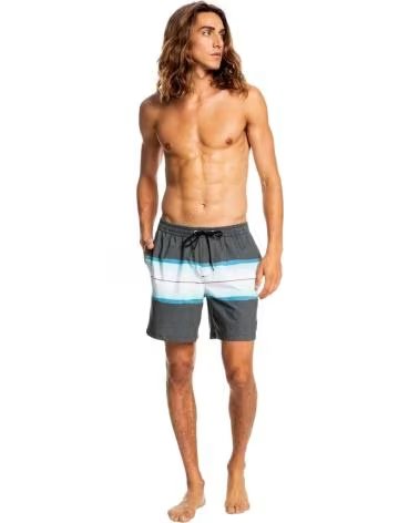 QUIKSILVER COSTUME DA BAGNO QUIKSILVER RESIN TINT 17" UOMO GRIGIO GRIS