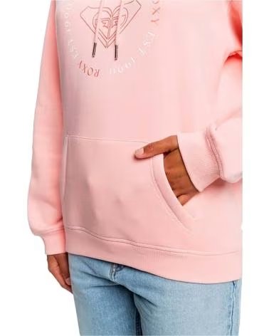 ROXY ROXY STOKED A DAMEN-SWEATSHIRT - ROSA ROSA