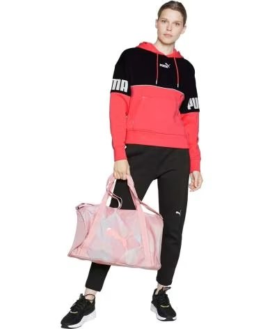 PUMA MOLETOM COM CAPUZ PUMA POWER COLORBLOCK FEMININO ROSA