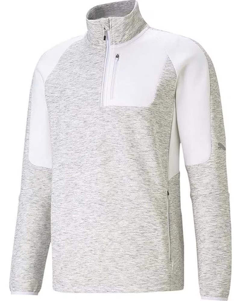 PUMA SUDADERA PUMA EVOSTRIPE HALFZIP HOMBRE GRIS GRIS