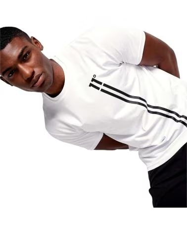 11 DEGREES CAMISETA 11 DEGREES STRIPE LOGO BRANCA MASCULINA BLANCO