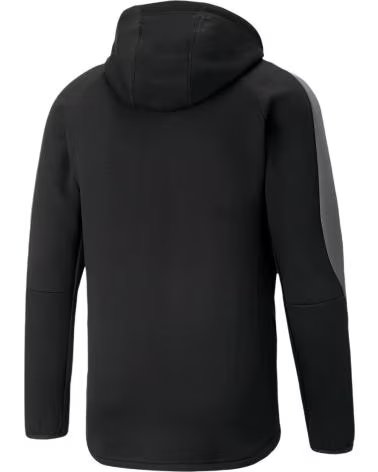 PUMA MOLETOM COM ZÍPER COMPLETO PUMA EVOSTRIPE MASCULINO PRETO NEGRO