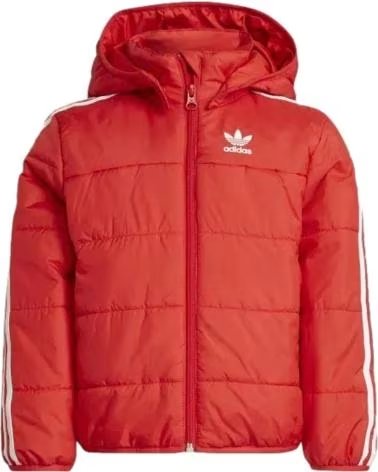 ADIDAS ADIDAS ORIGINALS KIDS PADDED HOODED JACKET ROJO