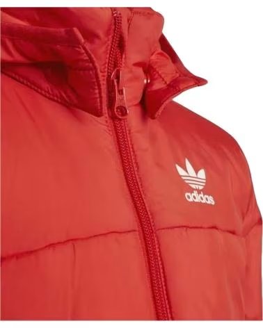 ADIDAS CHAQUETA ACOLCHADA CON CAPUCHA ADIDAS ORIGINALS PARA NIÑOS ROJO