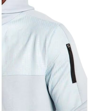 11 DEGREES COMPLETO SPORTIVO 11 DEGREES MIXED FABRIC GRIGIO CON ZIP INTERA GRIS
