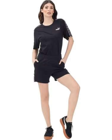 PUMA SHORTS TAILLE HAUTE ESS TAPE PUMA FEMME NEGRO