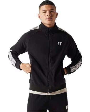 -11-DEGREES-MODELO-RETRO-TAPED-FULL-ZIP-NEGRO