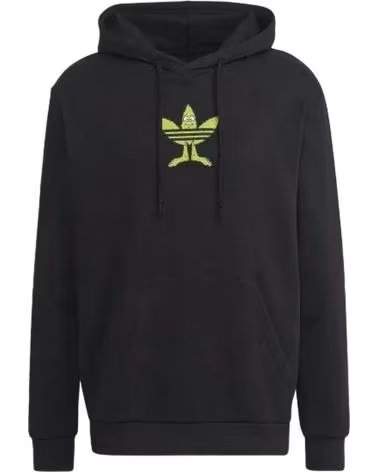 ADIDAS FELPA CON CAPPUCCIO ADIDAS FUN HOODIE DA UOMO NEGRO