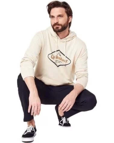 QUIKSILVER QUIKSILVER STIRRUP HOODIE FOR MEN BEIG