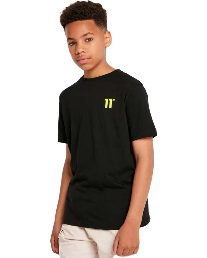 11 DEGREES T-SHIRT 11 DEGREES GRAPHIC NEGRO