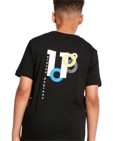 11 DEGREES T-SHIRT 11 DEGREES GRAPHIC NEGRO