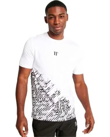 11 DEGREES CAMISETA 11 DEGREES PLACEMENT CIRCUIT PARA HOMBRE BLANCO