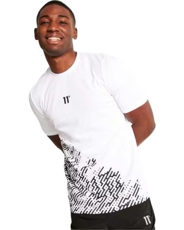 11 DEGREES CAMISETA 11 DEGREES PLACEMENT CIRCUIT PARA HOMBRE BLANCO