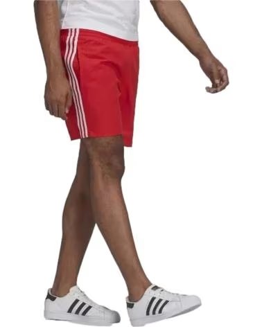 ADIDAS PANTALONCINI ADIDAS 3-STRIPES SWIMS ROSSI DA UOMO ROJO