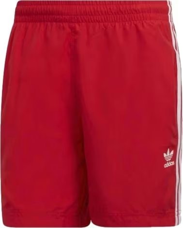 ADIDAS PANTALONCINI ADIDAS 3-STRIPES SWIMS ROSSI DA UOMO ROJO