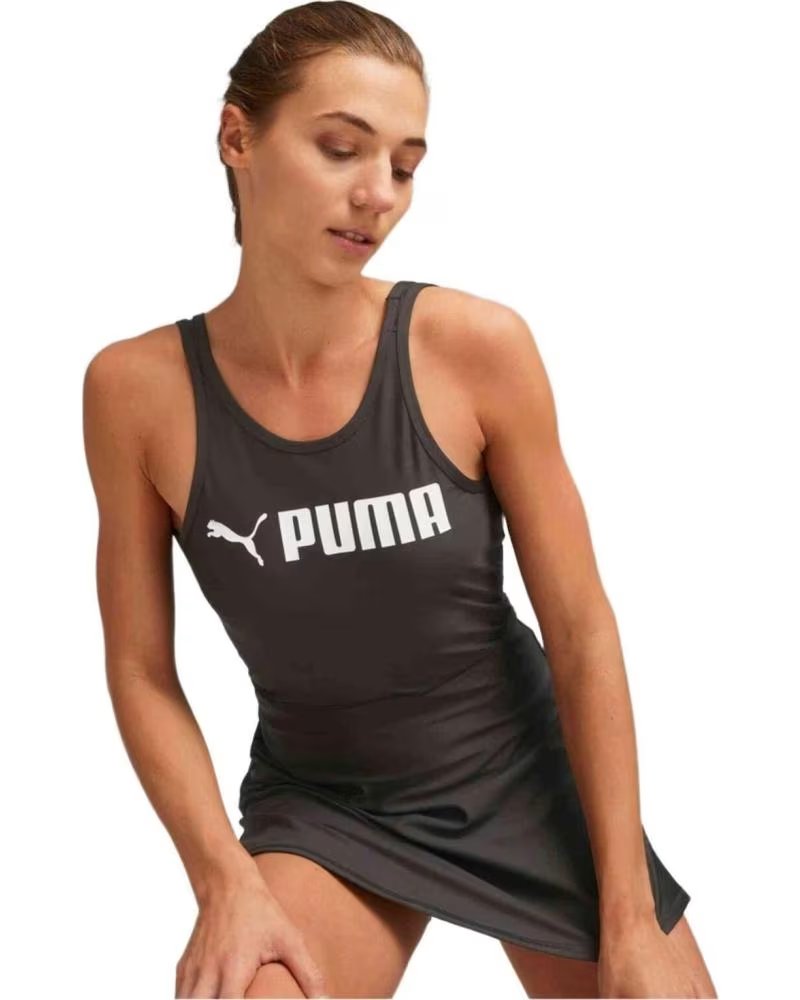 PUMA PUMA FIT TRAINING DR BLACK SPORTS DRESS FOR WOMEN NEGRO