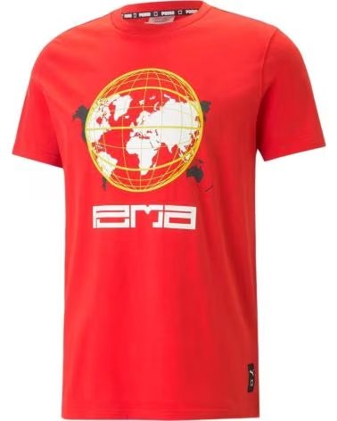 PUMA MODELO CLEAR OUT TEE 2 PARA UNISE ROJO