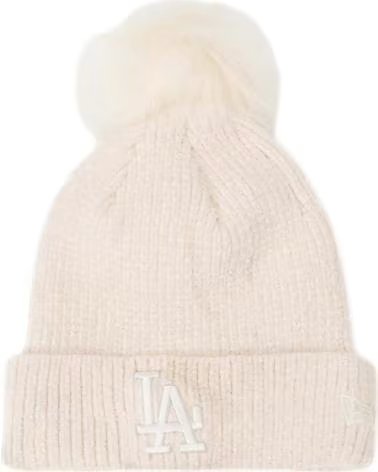 NEW ERA BERRETTO IN MAGLIA NEW ERA CON POMPON DA DONNA - BEIGE BEIGE