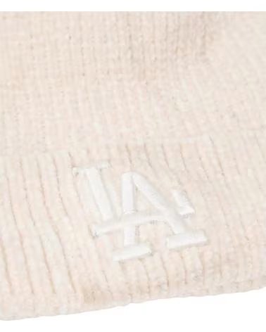 NEW ERA BONNET EN MAILLE NEW ERA À POMPON POUR FEMME - BEIGE BEIGE