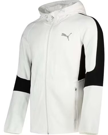 PUMA MODELO EVOSTRIPE FZ HOODIE PARA H BLANCO