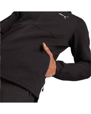 PUMA MEN´S PUMA EVOSTRIPE FULL-ZIP HOODIE NEGRO