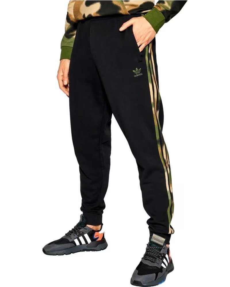 ADIDAS MODELO CAMO SWEAT PANT PARA HOM NEGRO