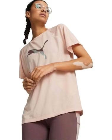 PUMA CAMISETA PUMA EVOSTRIPE FEMININA ROSA