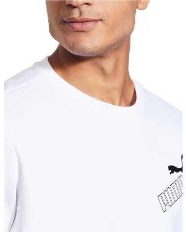 PUMA FELPA PUMA AMPLIFIED CREW FL DA UOMO BLANCO