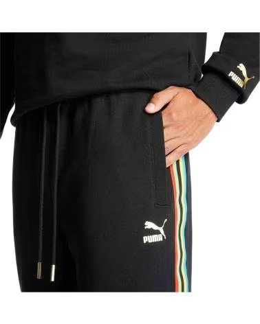 PUMA CALÇAS DE MOLETOM PUMA TFS WORLDHOOD NEGRO