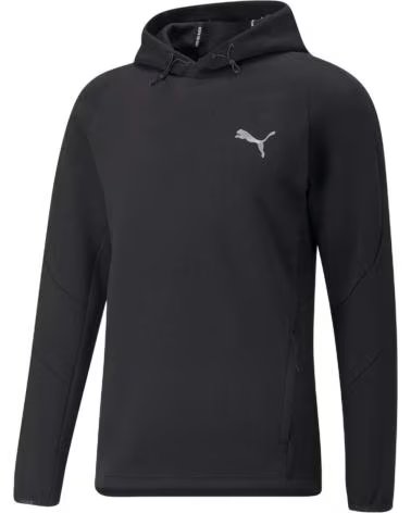 PUMA MOLETOM COM CAPUZ PUMA EVOSTRIPE PRETO UNISSEX NEGRO