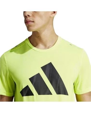 ADIDAS CAMISETA ADIDAS RUN IT BOS PARA HOMBRE AMARILLO