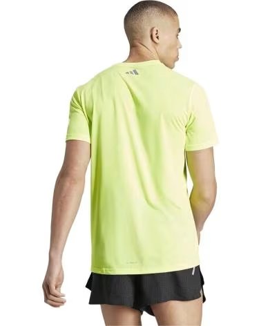 ADIDAS CAMISETA ADIDAS RUN IT BOS PARA HOMBRE AMARILLO