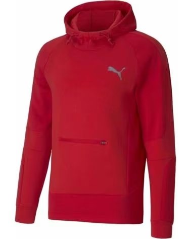 PUMA SWEAT À CAPUCHE PUMA EVOSTRIPE POUR HOMME ROJO