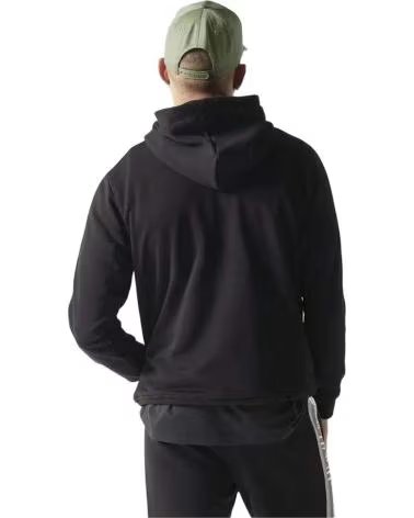 11 DEGREES 11 DEGREES RETRO TAPED KAPUZENPULLOVER FÜR HERREN - SCHWARZ NEGRO