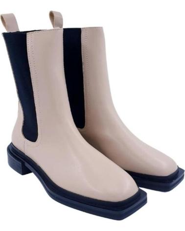 BOTINES CHELSEA CORINA M1770 BEIGE BEIGE