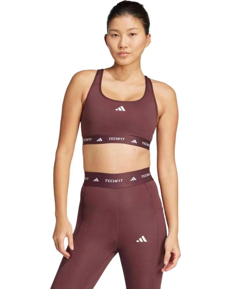 ADIDAS TOP ESPORTIVO ADIDAS TECHFIT FEMININO MORADO
