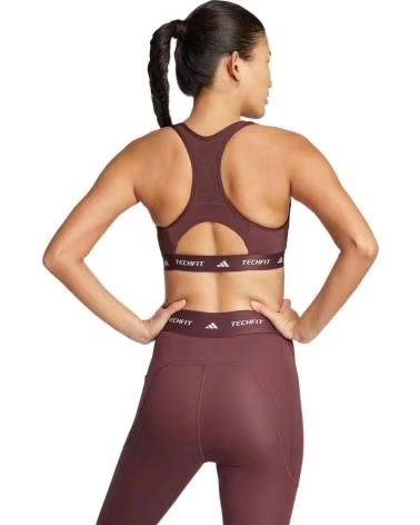 ADIDAS TOP ESPORTIVO ADIDAS TECHFIT FEMININO MORADO