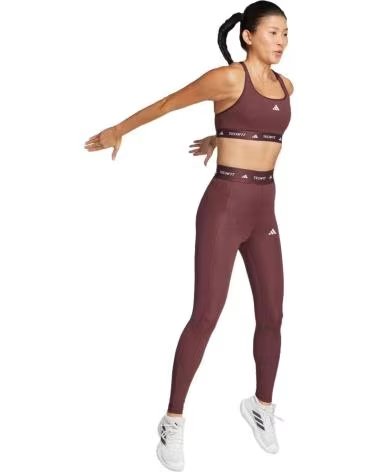 ADIDAS TOP ESPORTIVO ADIDAS TECHFIT FEMININO MORADO