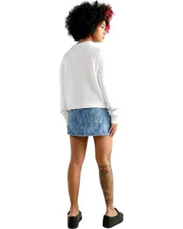 TOMMY JEANS SUDADERA TOMMY JEANS BLANCA MUJER BLANCO