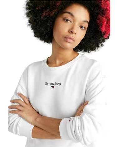 TOMMY JEANS SUDADERA TOMMY JEANS BLANCA MUJER BLANCO
