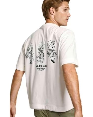 PEPE JEANS CAMISETA PEPE JEANS DE MANGA CORTA CON ESTAMPADO PARA HOMBRE BLANCO