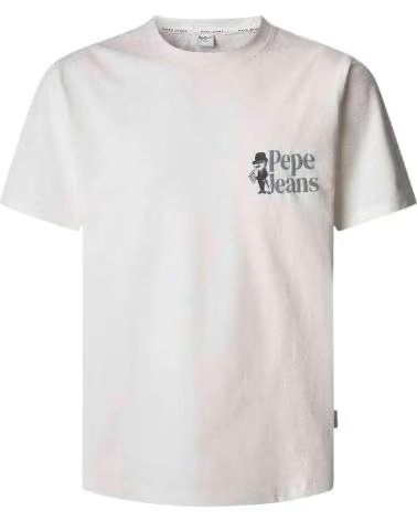 PEPE JEANS PEPE JEANS HERREN T-SHIRT MIT KURZEN ÄRMELN BLANCO