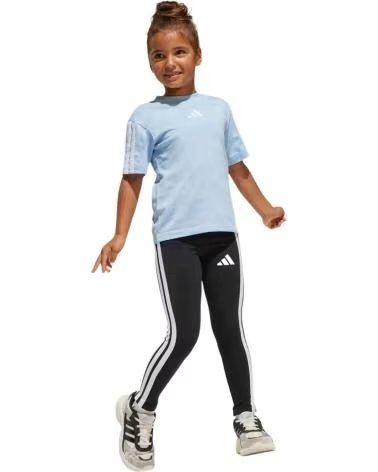 ADIDAS PANTALONI LUNGHI ADIDAS 3 STRISCE PER BAMBINO NEGRO