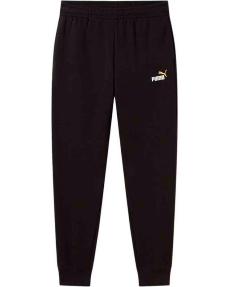 PUMA PANTALON LONG FILLE PUMA ESS+ 2 COL BIG LOGO - NOIR NEGRO