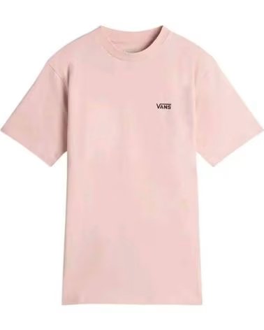 VANS OFF THE WALL CAMISETA VANS OFF THE WALL MANGA CORTA ROSA MUJER ROSA